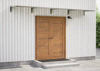 MODERN entrétak, L400 x D85 x H27,5 cm, grå