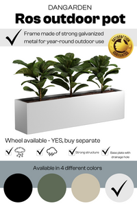 ROS udendørs krukker 2-pak