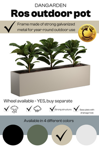 ROS udendørs krukker 2-pak