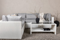 Amazon hörnsoffa med soffbord