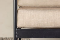 Pehnna lounge sæt metal - sort/sand