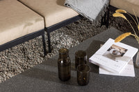 Pehnna lounge sæt metal - sort/sand