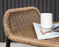 LORETO lænestol med fodskammel