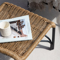 LORETO lænestol med fodskammel