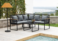 DALLAS hjørnegruppe med sofabord