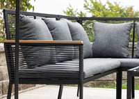 DALLAS hjørnegruppe med sofabord