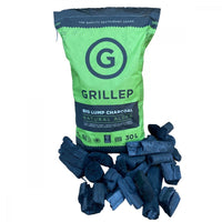 GRILLEP Premium grillkol av al – 10 × 30 liter