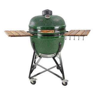 UMAMI Udekøkken Modul 3 til kamado + Kamado SUMO Maxi, sort/grøn