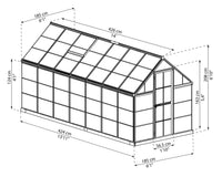 HARMONY växthus i Polykarbonat