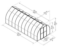 BELLA Drivhus i Polykarbonat