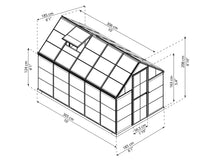 HARMONY växthus i Polykarbonat
