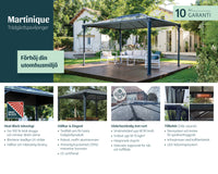 MARTINIQUE Hardtop Paviljong