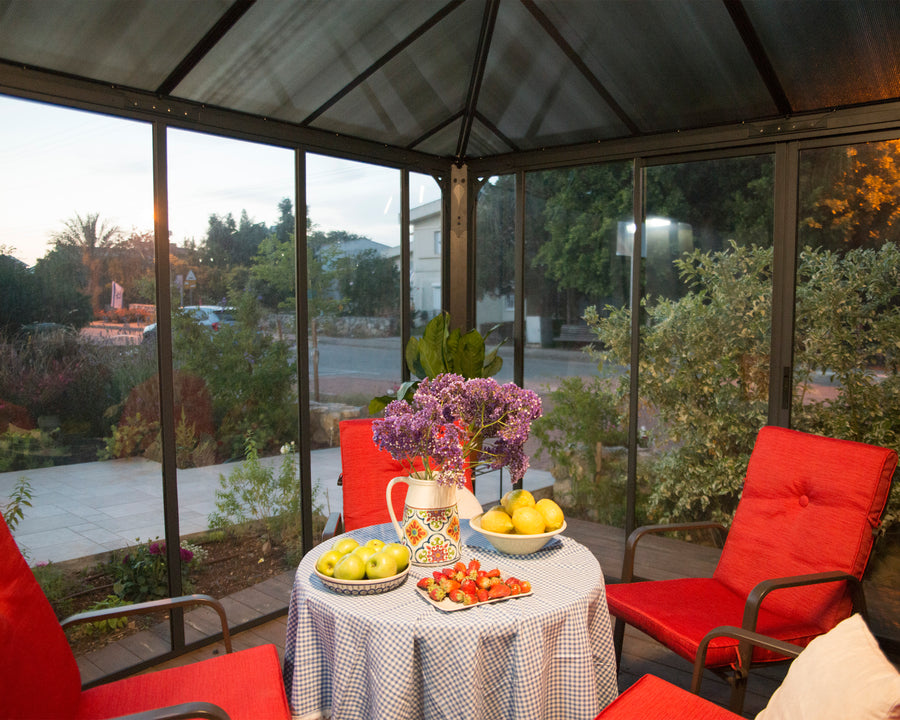 LEDRO paviljong og drivhus