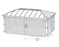 Myggnät för DALLAS paviljong