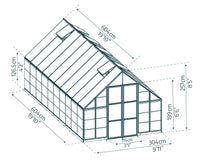 BALANCE växthus i Polykarbonat