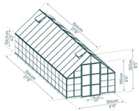 BALANCE växthus i Polykarbonat