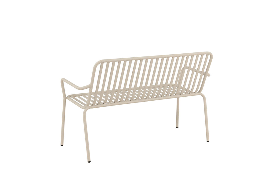 Peking soffa - beige / alu