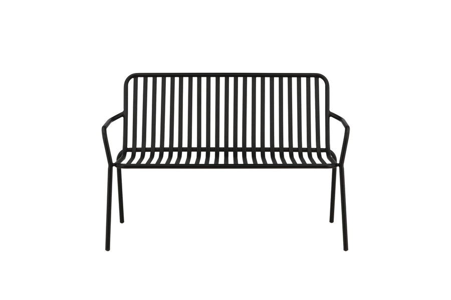 Peking sofa - svart / alu