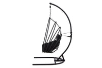 Panay hængestol metal - sort/sort