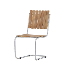 Chaise de salle à manger Holmsund - zinc - / teck