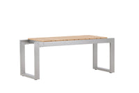Zenia bænk 100cm - akacie / zink