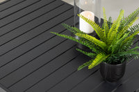 Copacabana sofabord - sort / sort aluminium