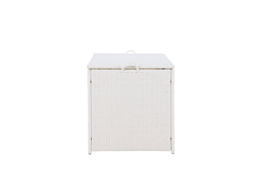 London dynbox - hvid / hvid rattan