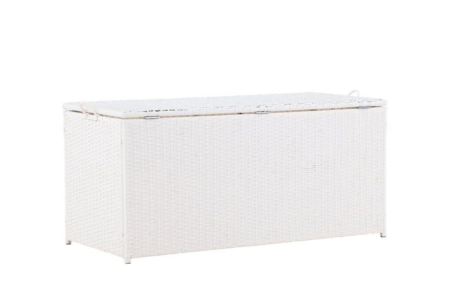 London dynbox - hvid / hvid rattan