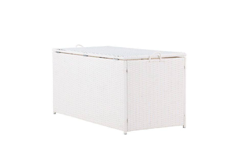 London dynbox - hvid / hvid rattan