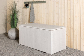 London dynbox - hvid / hvid rattan