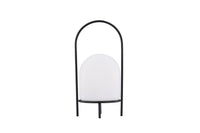 Colie lampe ø26*53cm - svart / hvit