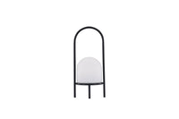 Colie lampe ø19*43cm - svart / hvit