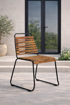 Chaise de salle à manger Bois par lot de 2 