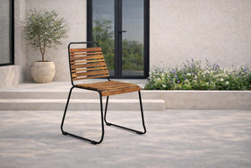 Chaise de salle à manger Bois par lot de 2 