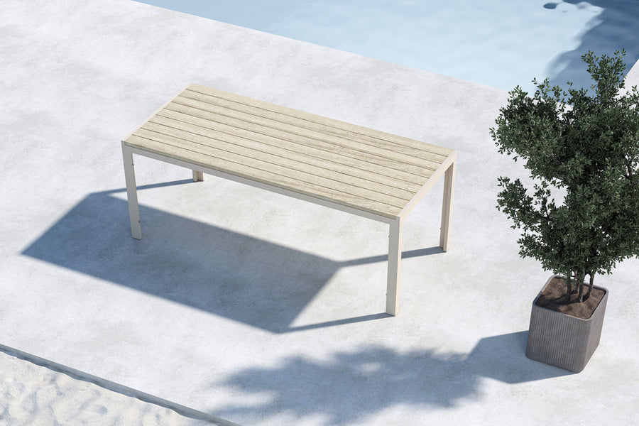 Table à manger rectangulaire Mirko 