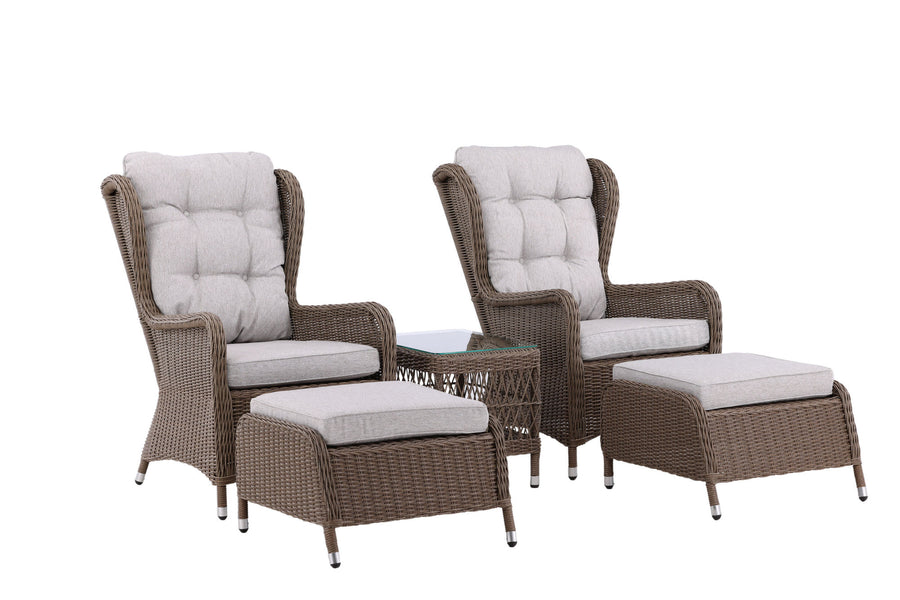 Washington loungesett - natur / beige