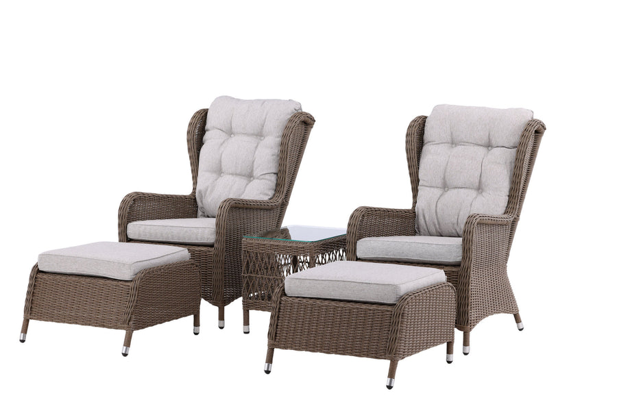 Washington loungesett - natur / beige