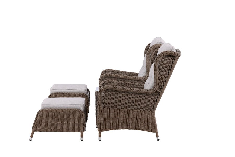 Washington loungeset - natur / beige