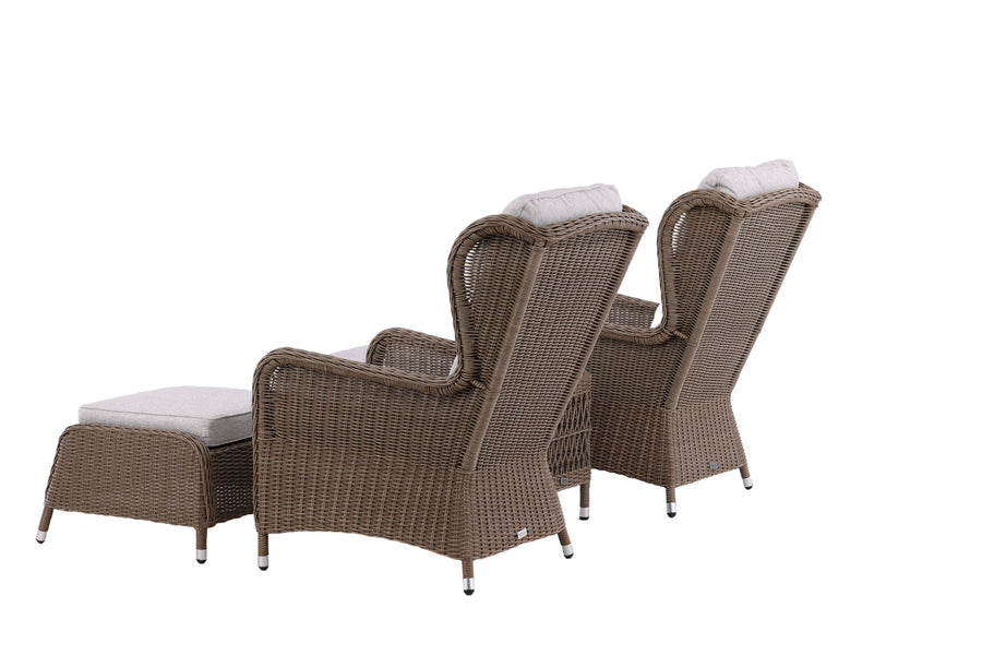 Washington loungeset - natur / beige