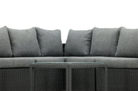 Vamos hörnsoffa med soffbord