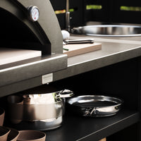 UMAMI udekøkkenpakke, vaskemodul samt modul 3, sort / rustfrit