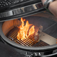 Gjutjärnsgaller halvmåne