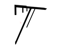 MODERNE konsollbeslag til entrétak