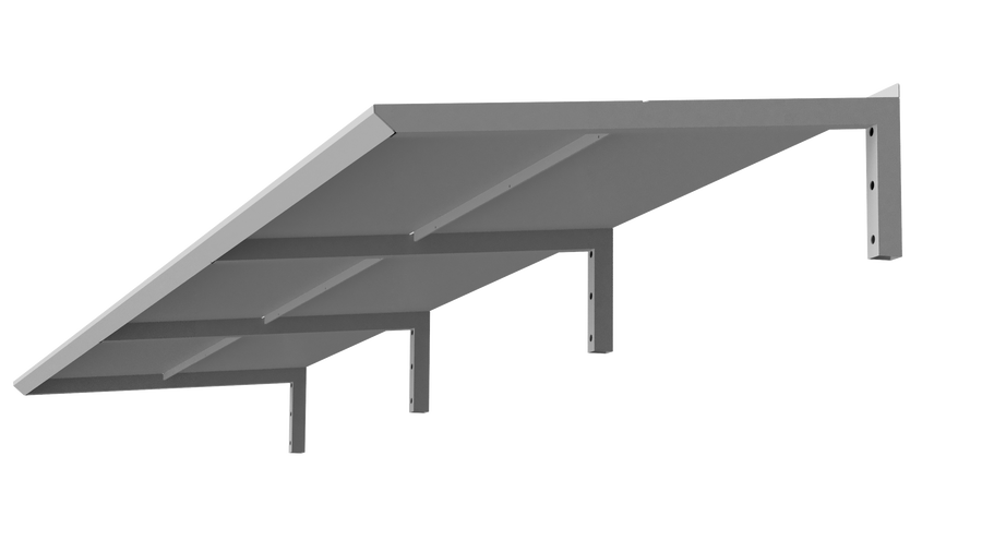 MODERN inngangsparti, L300 x D85 x H27,5 cm, grå