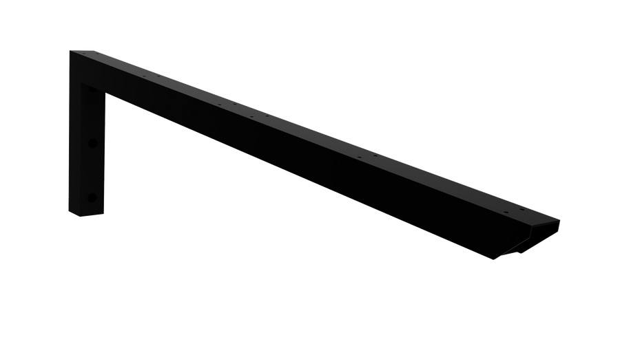 MODERN løs konsoll inngangstak, L85 x D4 x H25 cm, svart