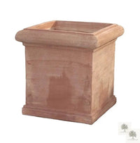 Pot en terre cuite - Carré - 55 cm de largeur - 52 cm de hauteur 