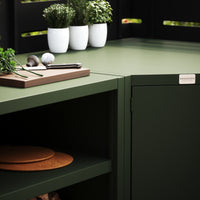 UMAMI ensemble cuisine extérieure, module évier, module d’angle, module 3, vert