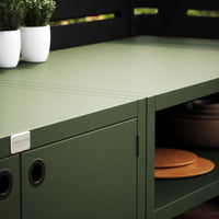 Specialpris UMAMI udekøkken modul 1 + 2 inkl. overtræk, grøn