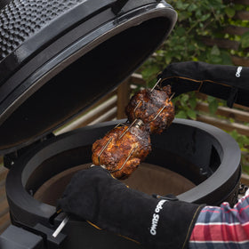 Gants de barbecue en cuir premium