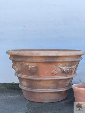 Potte Terrakotta Antikk - Impruneta Garland - 140 cm diameter - 83 cm høyde 